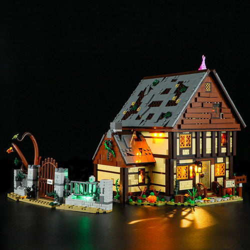 Light Kit For The Disney Hocus Pocus: The Sanderson Sisters' Cottage #21341