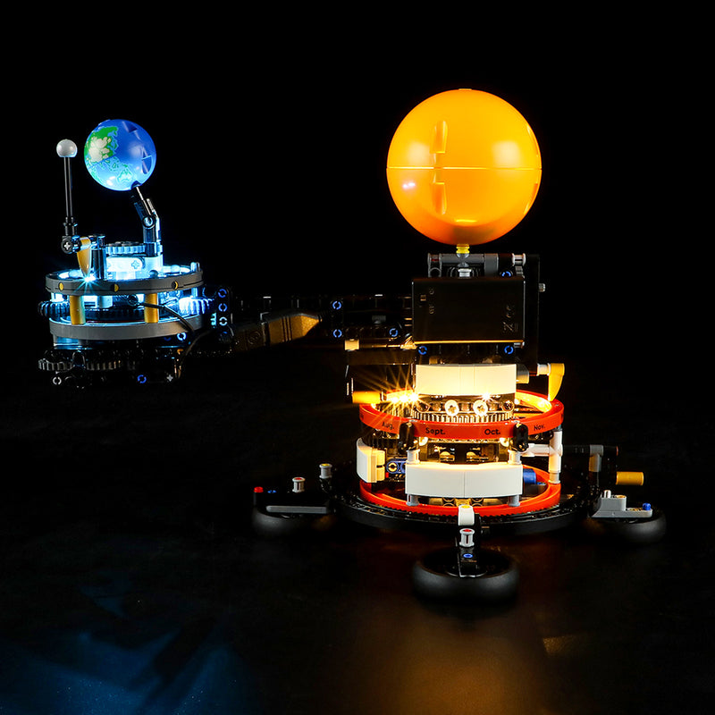 Light Kit For The Planet Earth and Moon in Orbit #42179