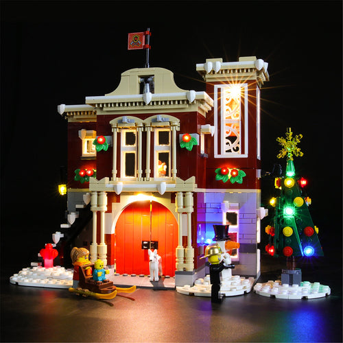 LED Light Kit for Winter Village Fire Station #10263