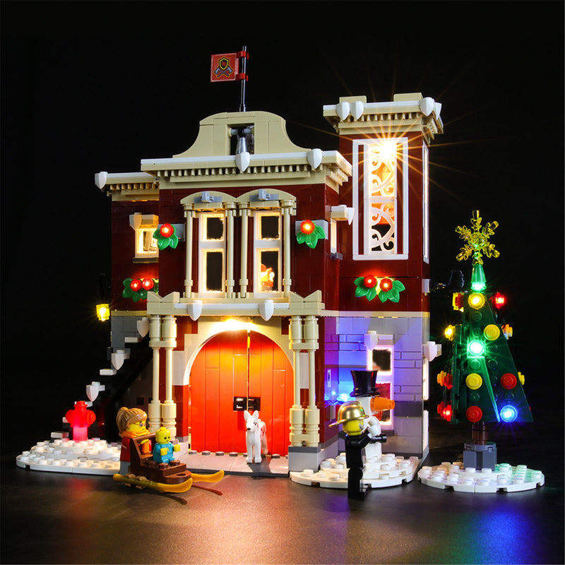 LED Light Kit for Winter Village Fire Station #10263