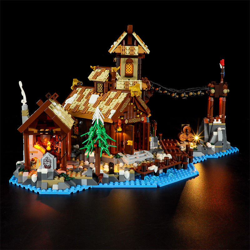 Light Kit For The Viking village #21343