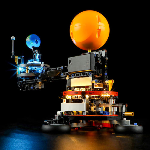 Light Kit For The Planet Earth and Moon in Orbit #42179