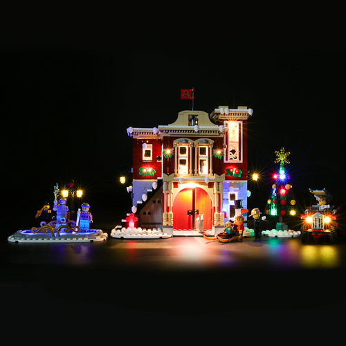 Light Kit For The Winter Village Fire Station #10263