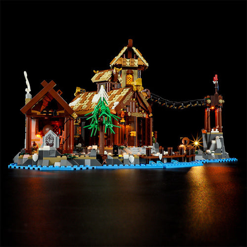 Light Kit For The Viking village #21343
