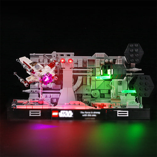 Light Kit For The Death Star Trench Run Diorama #75329