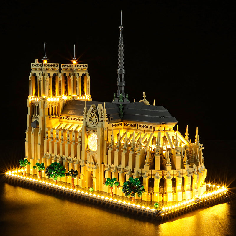 Light Kit For The Notre Dame de Paris # 21061